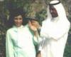  شوخی رومانتیک صدام حسین با همسرش + عكس