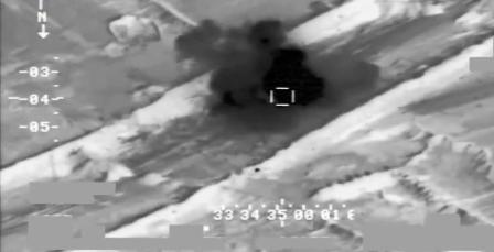 (تصاویر) نابودی نیروهای داعش با حملات هوایی عراق