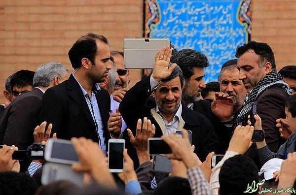 احمدی‌نژاد در کاروان راهیان نور (تصاویر)