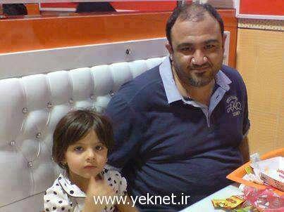مهران غفوریان در کنار دخترش +عكس