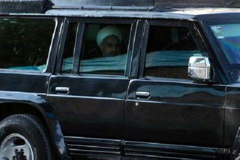 خودرو روحانی در بیرجند (عکس)