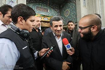 پاسخ احمدی‎نژاد به دو سوال