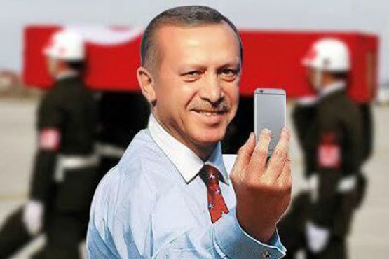 سلفی جنجالی رئیس جمهور ترکیه (عکس)