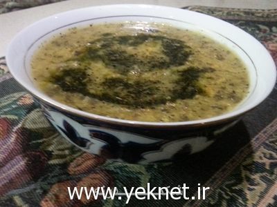 آموزش و طرز تهيه آش آلو 