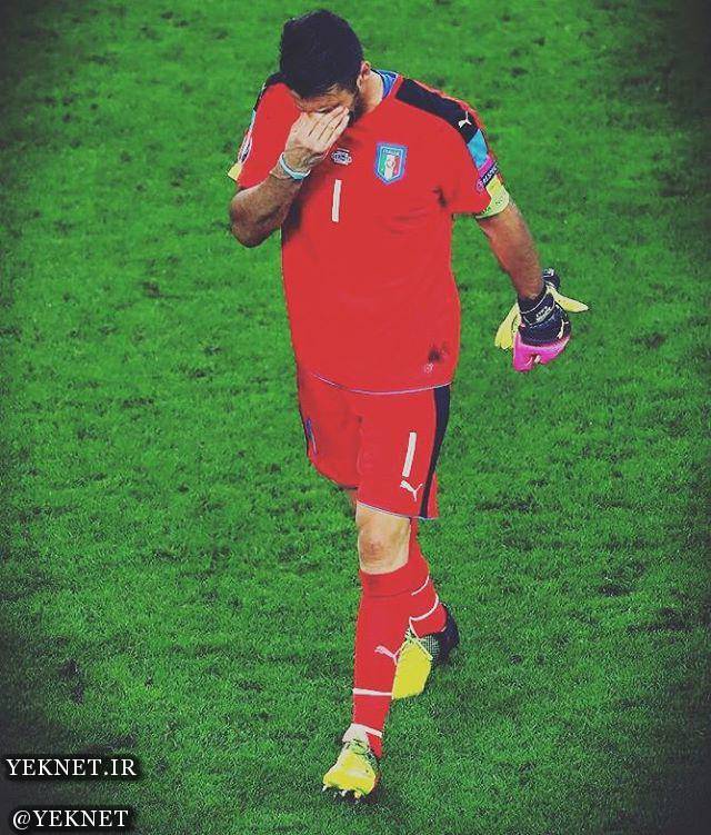 |عکس| وداع غمگین بوفون با یورو