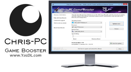 دانلود Chris-PC Game Booster 5.12.21 اجرای روان تر بازی های کامپیوتری