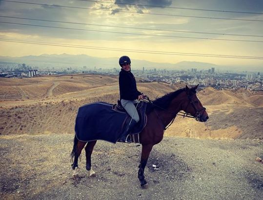 اسب سواری سارا بهرامی +تصویر