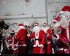(تصاویر) درگیری بابانوئل‌ها با صهیونیست‌ها