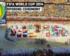 مراسم افتتاحیه جام جهانی 2014 +گزارش تصویری کامل
