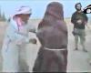 تصاويري دردناك از سنگسار كردن يك زن توسط داعش
