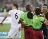 عکس و تصاویر درگیری بازیکنان تیم ملی ایران و قطر