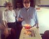 |عکس| جشن تولد مجری سرشناس در هواپیما