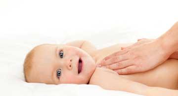 اثرات ماساژ در نوزادان