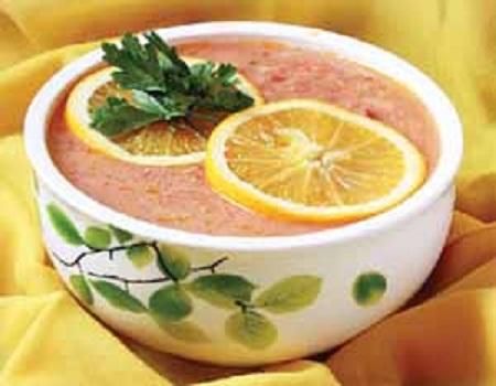 نحوه تهیه و طبخ سوپ پرتقال ویژه رمضان