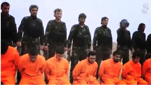 (تصاویر) اتفاق نادر در مراسم اعدام داعش