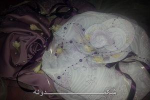 آموزش پیچیدن چادر عروس به شکل گل