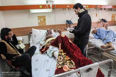 بستری‌شدن مجروحان حملات به یمن در تهران +(تصاویر)