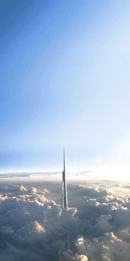(عکس) بلندترین برج جهان با ارتفاع یک کیلومتر