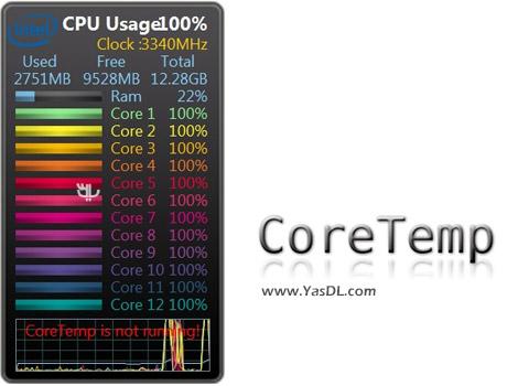 دانلود Core Temp 1.17.0 + Portable – نرم افزار نمایش دمای پردازنده کامپیوتر