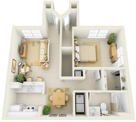 (عکس) نقشه آپارتمان ها با طراحی مدرن