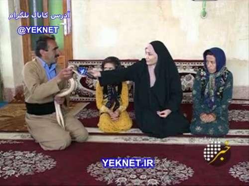(فیلم) زندگی عجیب خانواده کرمانشاهی با مارهای سمی